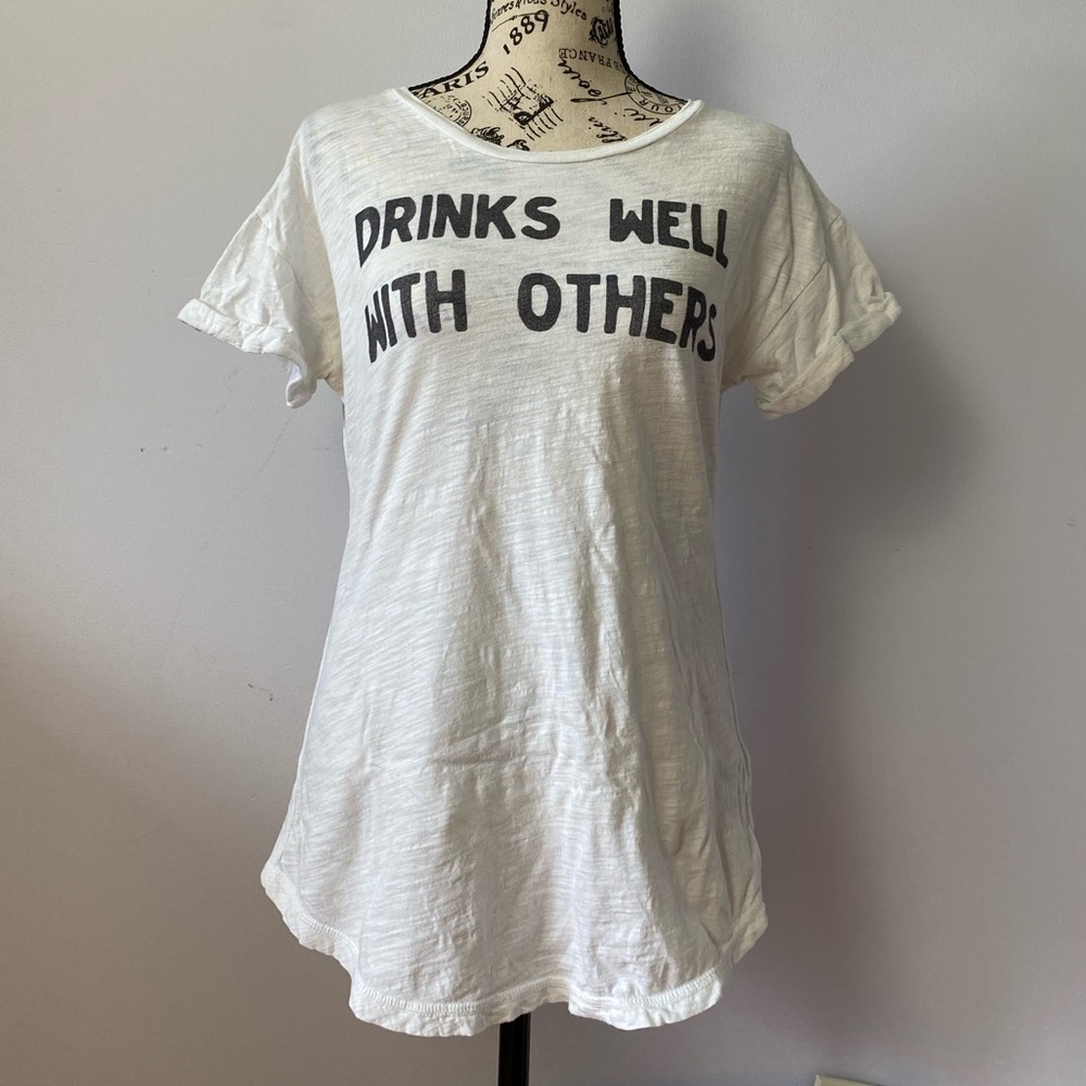 🌟”DRINKS WELL WITH OTHERS” TEE🌟